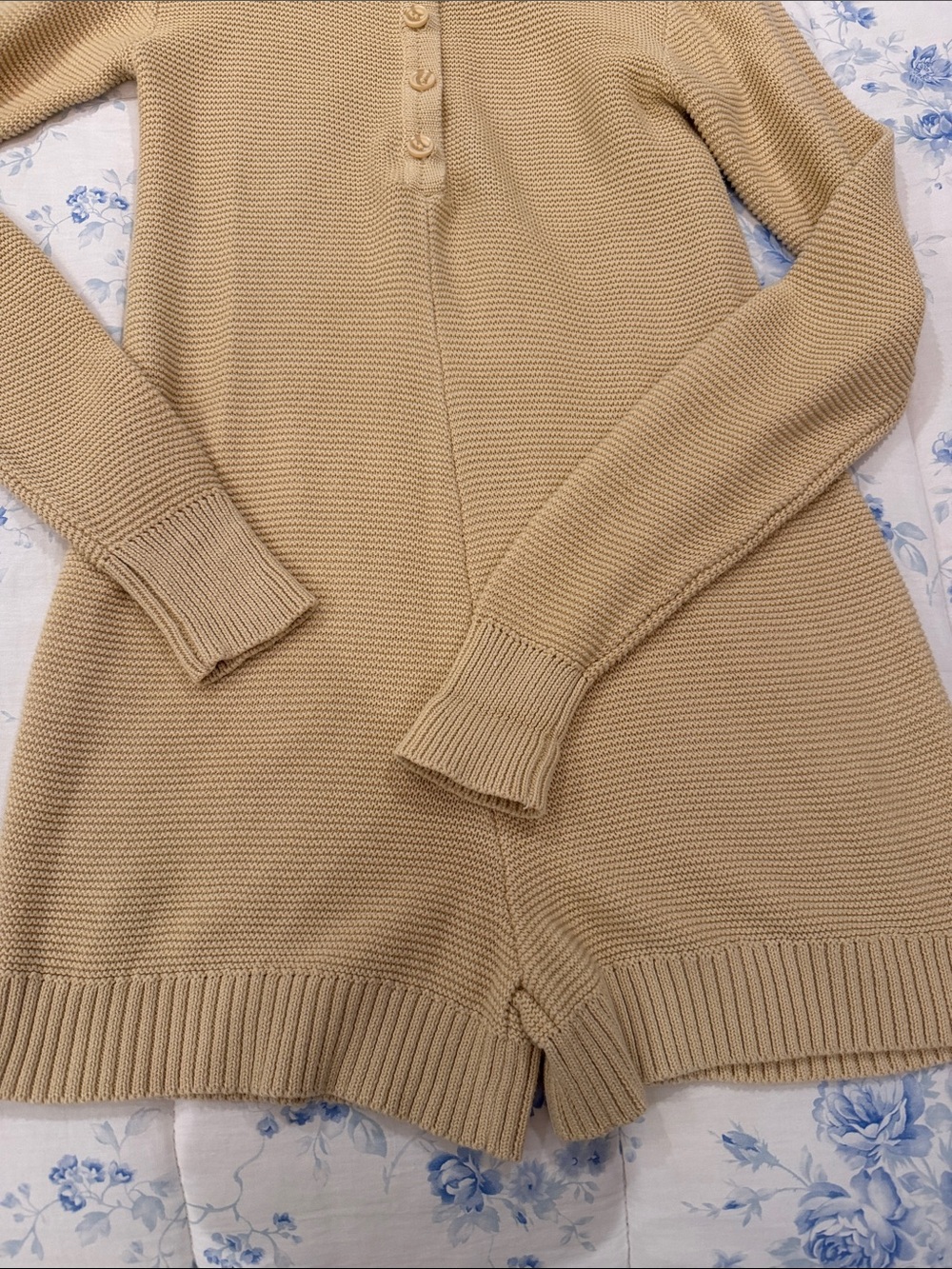 WeWoreWhat Ribbed Sweater Romper - Picture 3 of 5